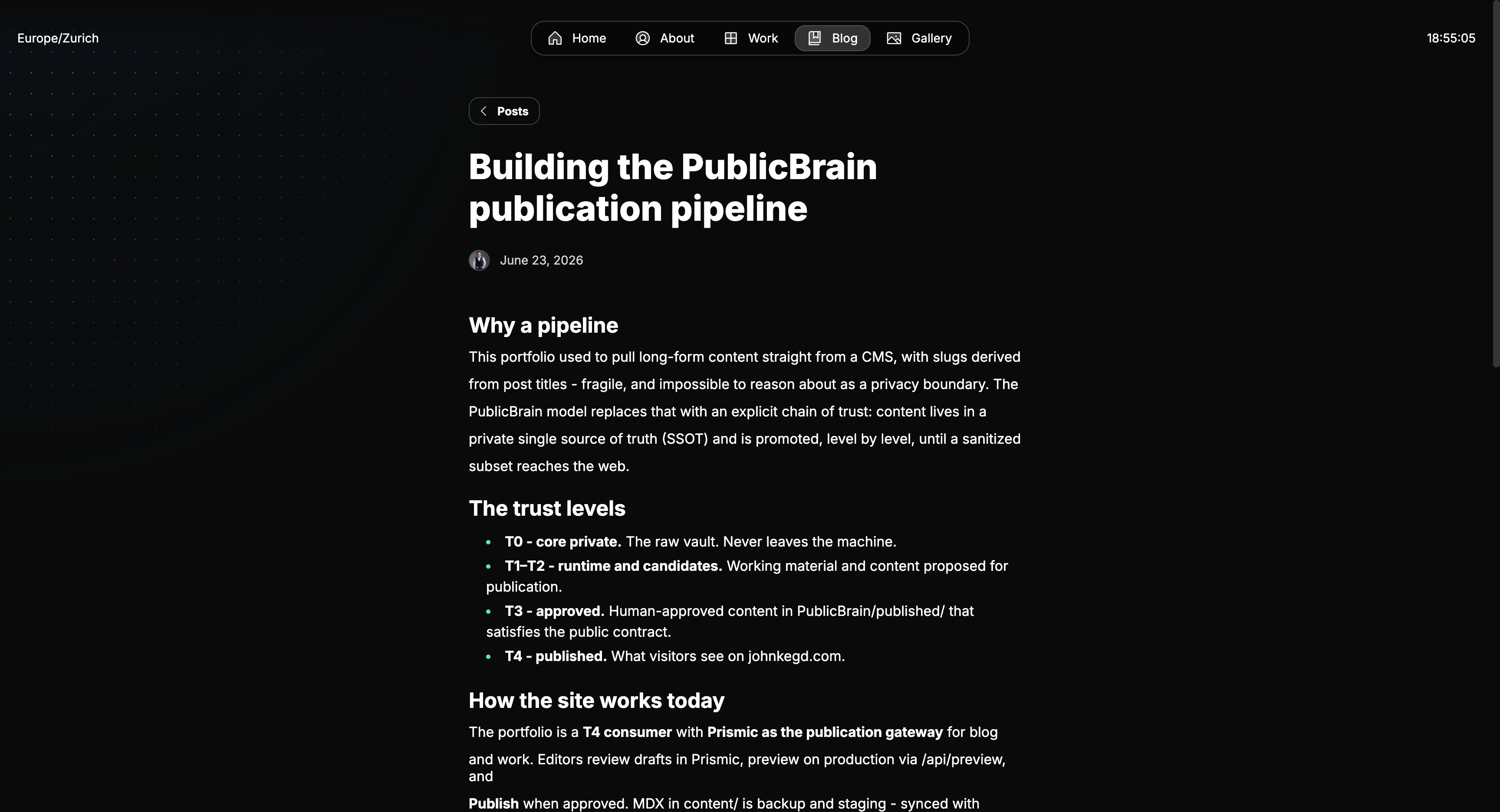 Building the PublicBrain publication pipeline