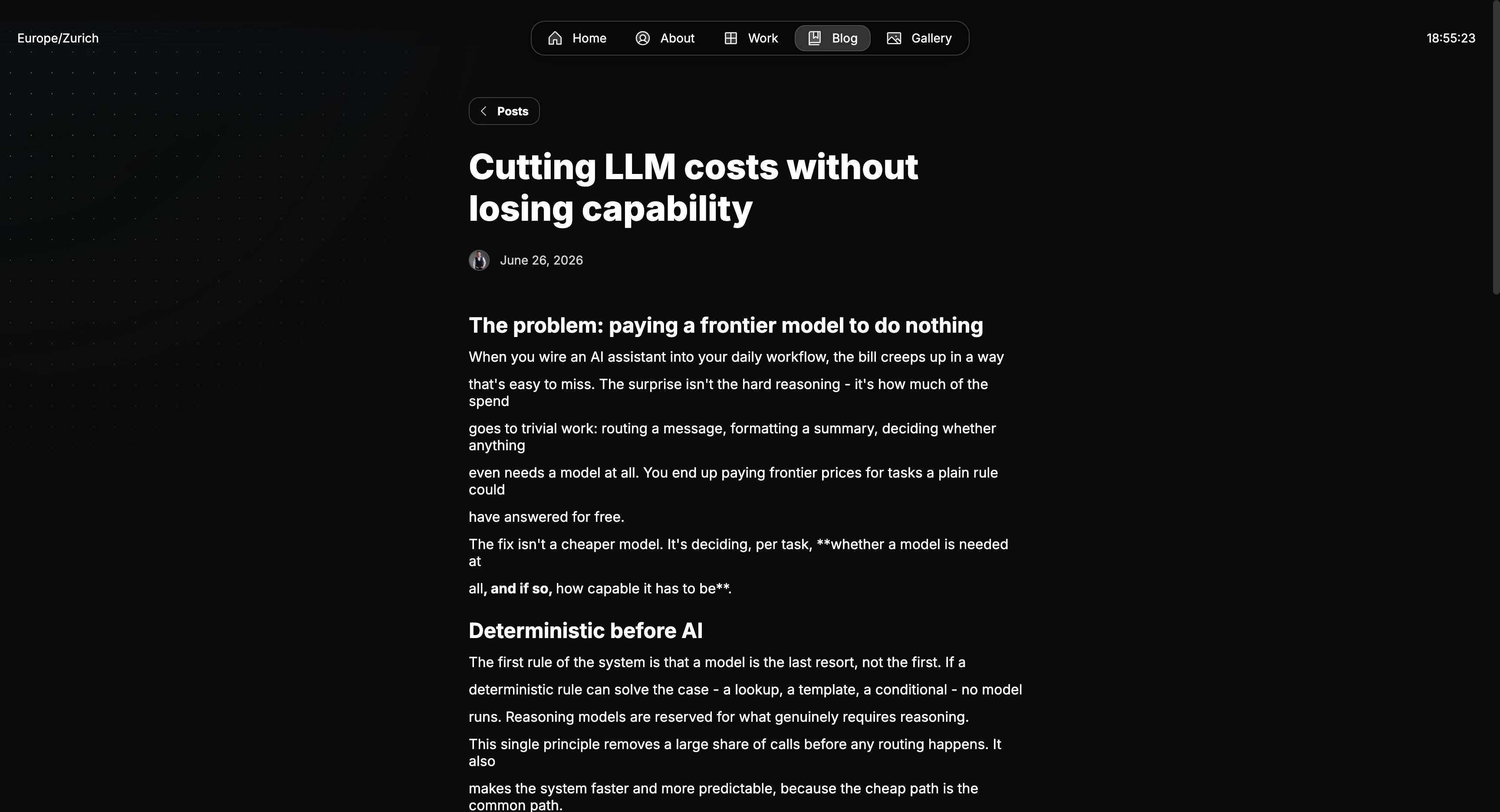 Cutting LLM costs without losing capability